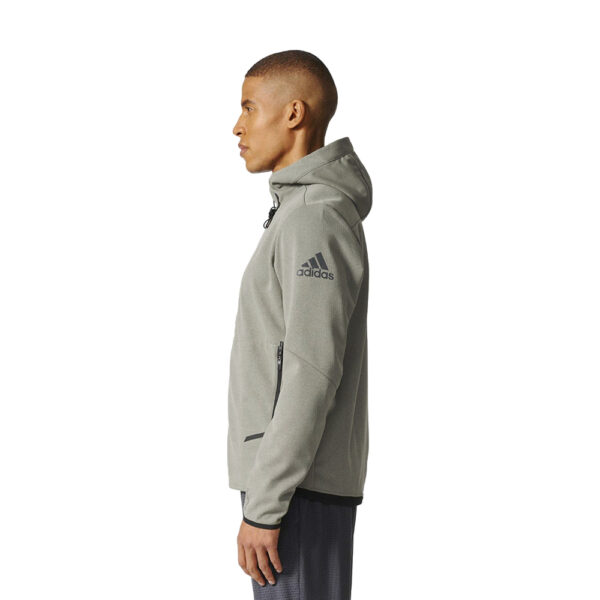 Adidas Men's Climaheat Hooded Workout Jacket - Image 3