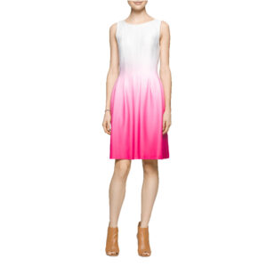 Calvin Klein Pleated Bodice Dress