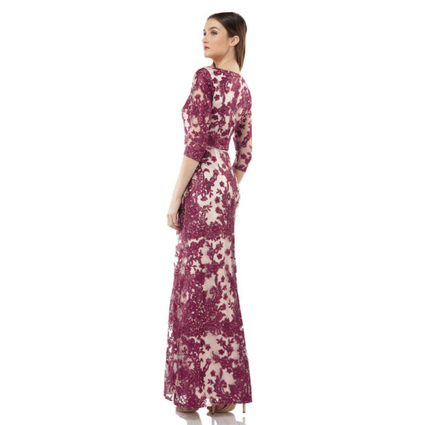 JS Collections Embroidered Lace Gown - Image 2