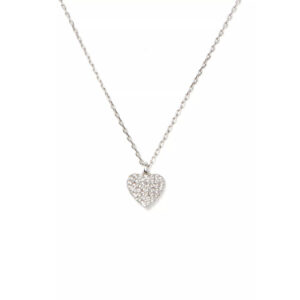 Kate Spade Crystal Heart Pave Mini Pendant Necklace